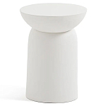 Приставной столик белого цвета Tori варинант исполнения - 2 | Loft Concept в Красноярске