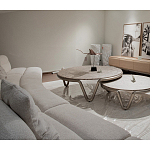 Стол журнальный круглый с узором Table Hypontic Pattern варинант исполнения - 7 | Loft Concept в Красноярске