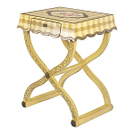 Приставной столик с ящиком в стиле ретро Vintage Rustic Tablecloth варинант исполнения - 2 | Loft Concept в Красноярске