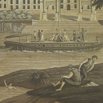 Обои ручная роспись Monuments of Paris Eau Forte on antique scenic Xuan paper варинант исполнения - 1 | Loft Concept в Красноярске