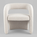 Кресло дизайнерское для лаунж зоны жемчужного цвета Pearl Lounge варинант исполнения - 9 | Loft Concept в Красноярске