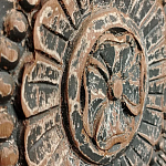 Индийский шкаф с орнаментом резьба из дерева Indian Antique Furniture  варинант исполнения - 4 | Loft Concept в Красноярске