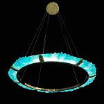 Люстра в форме кольца с цветочным декором Warm Heavenly Light варинант исполнения - 6 | Loft Concept в Красноярске