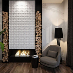 Гипсовая 3D Панель M-38 варинант исполнения - 1 | Loft Concept в Красноярске