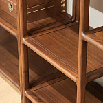 Стеллаж деревянный с полками для хранения Moon Walnut Furniture варинант исполнения - 3 | Loft Concept в Красноярске