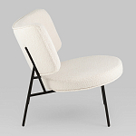 Мини-кресло District Lounge букле белый варинант исполнения - 2 | Loft Concept в Красноярске