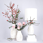 Декоративная ваза белая Мountain waterfall варинант исполнения - 3 | Loft Concept в Красноярске