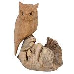 Статуэтка из дерева сова Animals of the World варинант исполнения - 2 | Loft Concept в Красноярске