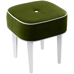 Квадратный мягкий пуф на белых ножках Winton Pouf Square варинант исполнения - 1 | Loft Concept в Красноярске