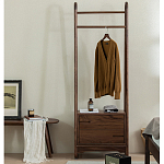 Вешалка деревянная с 2- мя ящиками Moon Walnut Furniture варинант исполнения - 1 | Loft Concept в Красноярске