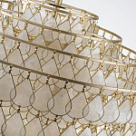 Люстра многоярусная с декором из натуральной морской ракушки Iridescent Light варинант исполнения - 7 | Loft Concept в Красноярске