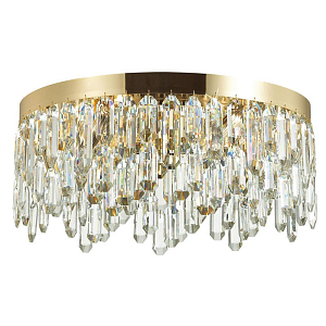 Потолочная люстра Crystal Polyhedrons Gold