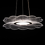 Люстра с прозрачным волнистым плафоном в форме цветка Ethereal Bloom варинант исполнения - 6 | Loft Concept в Красноярске