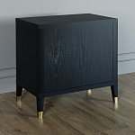 Прикроватная тумбочка с полкой Elsa Dreams Black варинант исполнения - 4 | Loft Concept в Красноярске