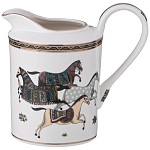 Чайный сервиз из фарфора с изображением лошадей на 6 персон 15 предметов Porcelain Horse Set  варинант исполнения - 4 | Loft Concept в Красноярске