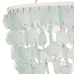 Люстра круглая с каскадом из декоративных элементов Sea Glass варинант исполнения - 2 | Loft Concept в Красноярске