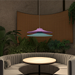 Подвесной вязаный светильник в двухцветном исполнении «Двойной Токио»  варинант исполнения - 2 | Loft Concept в Красноярске