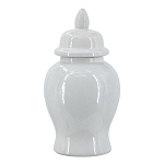 Ваза с крышкой однотонная Высота 31 см Chinoiserie Ceramics варинант исполнения - 12 | Loft Concept в Красноярске