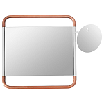 Настенное зеркало Copper White Square Functional Mirror варинант исполнения - 1 | Loft Concept в Красноярске