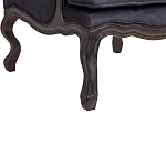 Диван двухместный George Grand Seating black velour варинант исполнения - 5 | Loft Concept в Красноярске