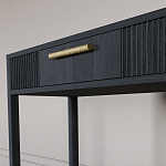 Элегантная Консоль Primo с выдвижным ящиком Черный дуб варинант исполнения - 4 | Loft Concept в Красноярске