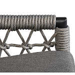 Кресло уличное темно-серое Street Bliss варинант исполнения - 4 | Loft Concept в Красноярске