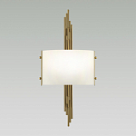 Бра с изогнутым плафоном на бронзовом основании с вертикальным декором из металлических трубок Sohne варинант исполнения - 6 | Loft Concept в Красноярске