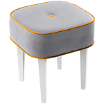 Квадратный мягкий пуф на белых ножках Winton Pouf Square варинант исполнения - 11 | Loft Concept в Красноярске