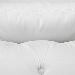 Кресло низкое с мягкой обивкой из велюра на 4-х ножках из массива березы Sophie Armchair white варинант исполнения - 4 | Loft Concept в Красноярске