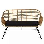 Кушетка плетеная из ротанга Wicker Сouch варинант исполнения - 1 | Loft Concept в Красноярске