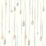 Мебельная ткань Велюр Raindrops White 145 см N 1003 варинант исполнения - 1 | Loft Concept в Красноярске