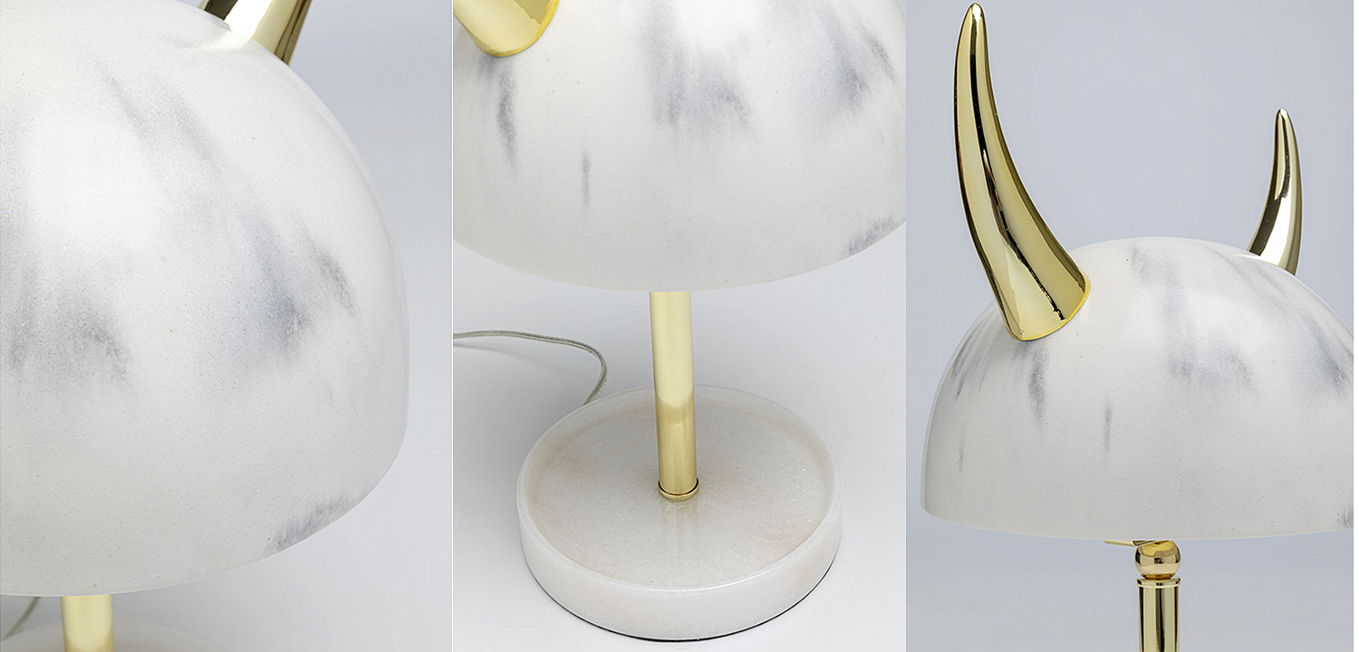 Настольная лампа Marble with Horns - Loft-Concept в Красноярске