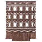 Панно Макраме коричневый цвет  варинант исполнения - 6 | Loft Concept в Красноярске