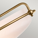 Потолочный светильник со стеклянным плафоном на изогнутых кронштейнах Quoizel  варинант исполнения - 14 | Loft Concept в Красноярске