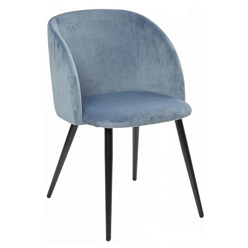 Стул Jean-Jacques Light Blue Светло-синий Черный Стул Jean-Jacques Light Blue Светло-синий Черный в Красноярске | Loft Concept