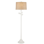 Торшер с белым каркасом и тканевыми абажуром Natural Stems варинант исполнения - 2 | Loft Concept в Красноярске