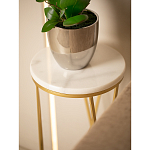 Столик дизайнерский Beige marble варинант исполнения - 5 | Loft Concept в Красноярске