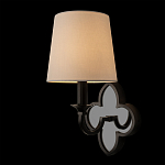 Бра с белым текстильным абажуром и фигурным основанием с зеркальной вставкой Vitorino варинант исполнения - 9 | Loft Concept в Красноярске