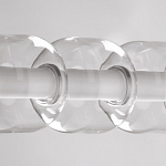 Люстра линейная с 6-ю прозрачными стеклянными плафонами округлой формы HANDLE GRAPE варинант исполнения - 9 | Loft Concept в Красноярске