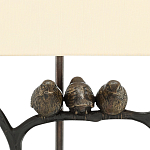 Настольная лампа Птицы на изогнутой ветке Lamp Tit варинант исполнения - 1 | Loft Concept в Красноярске