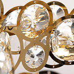 Люстра подвесная из золотых колец 57 см Golden Circles варинант исполнения - 10 | Loft Concept в Красноярске