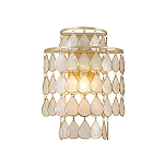 Бра с декором из натуральной морской ракушки Iridescent Light варинант исполнения - 1 | Loft Concept в Красноярске