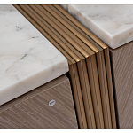 Комод с мраморной столешницей Uniqueness Marble варинант исполнения - 4 | Loft Concept в Красноярске