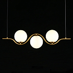 Люстра подвесная светодиодная Jagna 2 Gold and White варинант исполнения - 1 | Loft Concept в Красноярске