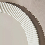 Зеркало в круглой фактурной раме Mirror Modern Texture белое варинант исполнения - 4 | Loft Concept в Красноярске