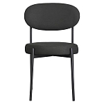 Стул мягкий Alfie Chair черный варинант исполнения - 1 | Loft Concept в Красноярске