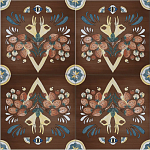 Плитка с узором Клубника варинант исполнения - 1 | Loft Concept в Красноярске