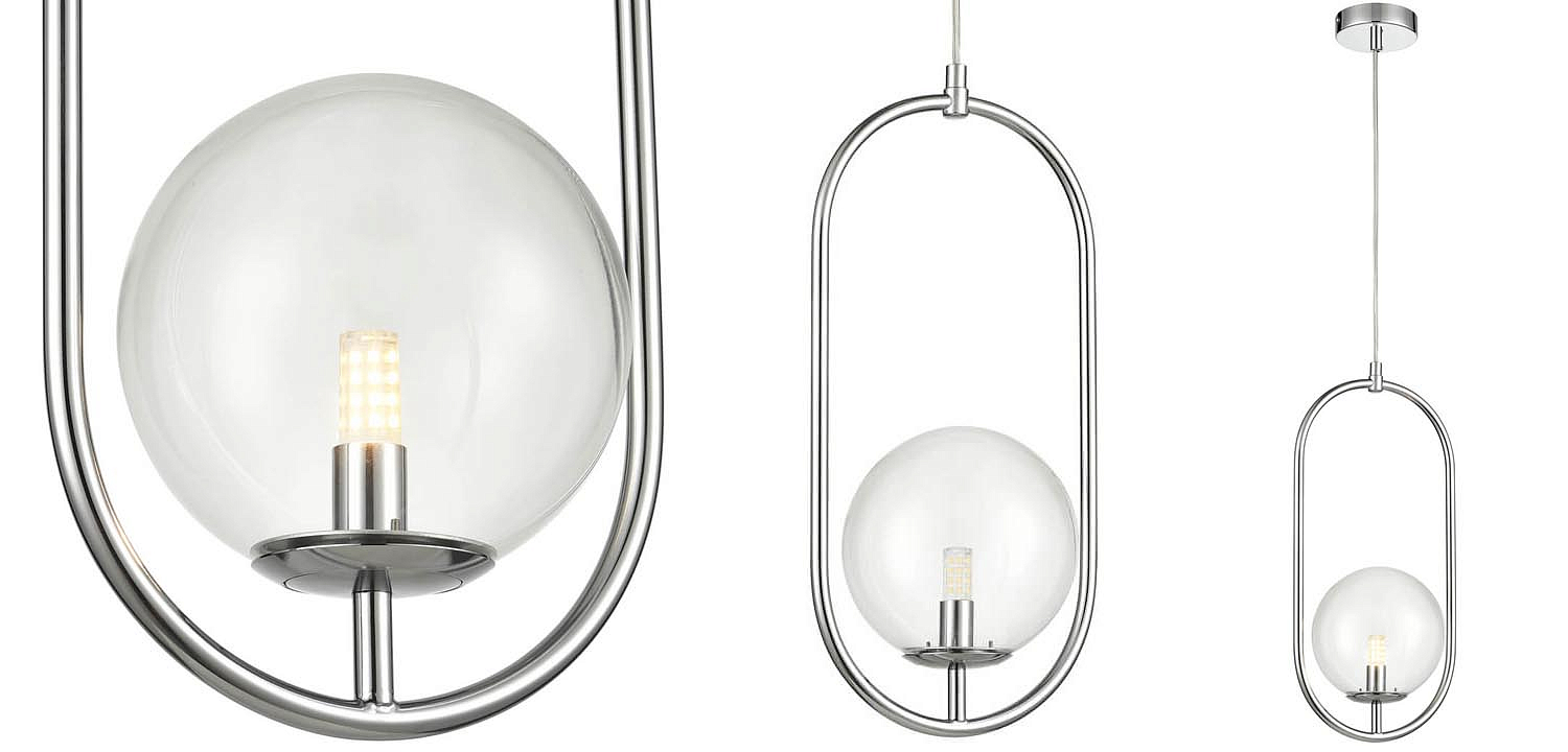 Подвесной светильник B.LUX C Ball oval chrome Подвесной светильник B.LUX C Ball oval chrome - Loft-Concept в Красноярске