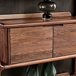 Стеллаж в гостиную для книг Moon Walnut Furniture варинант исполнения - 7 | Loft Concept в Красноярске