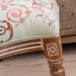 Стул из массива бука светло-зеленый с растительным орнаментом Raffael Angel Green Chair варинант исполнения - 5 | Loft Concept в Красноярске